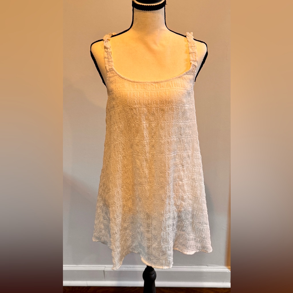 Wild Fable Sheet Textured Cream Camisole